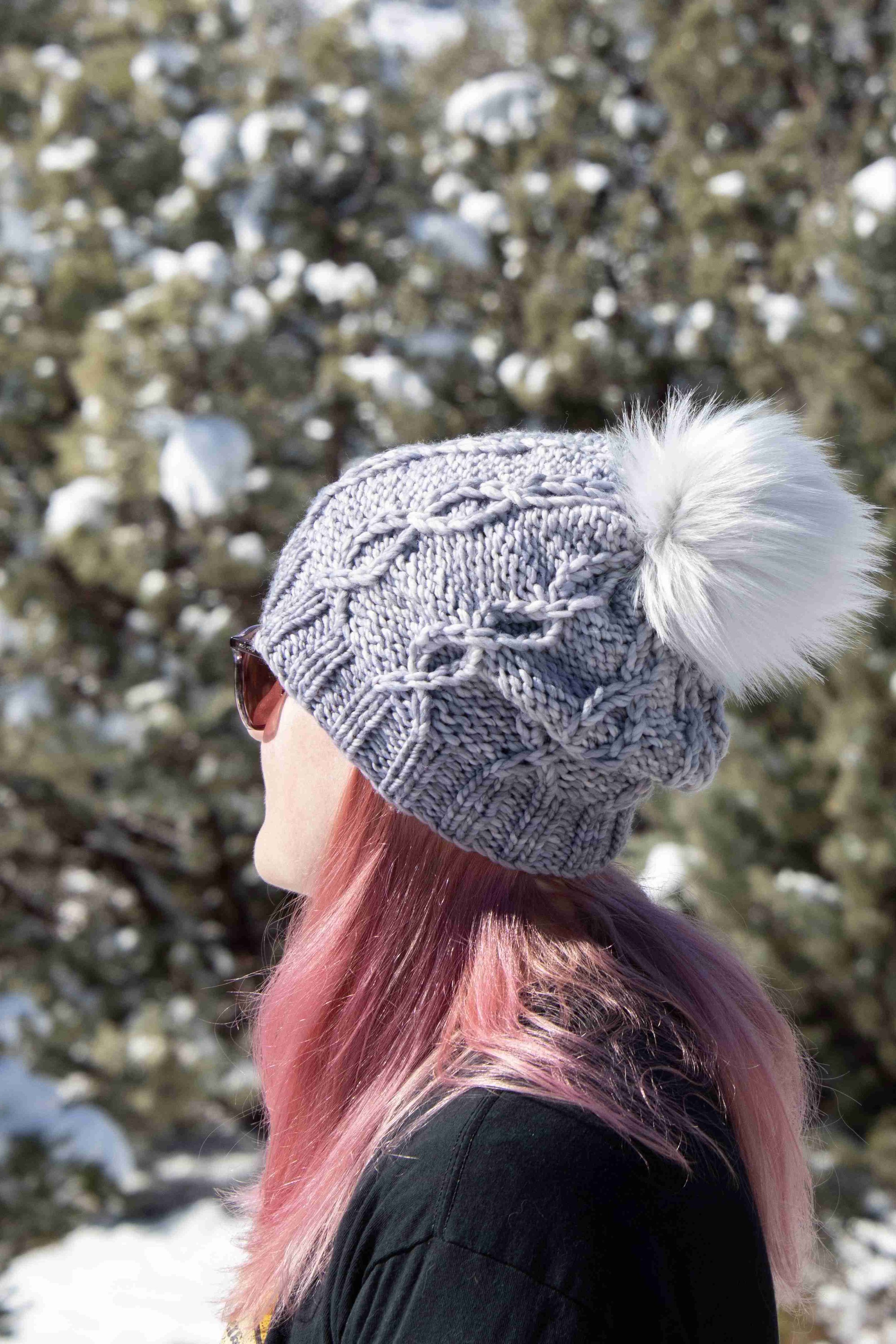 American Girl Hat (free knit chunky cable hat pattern) — Explore
